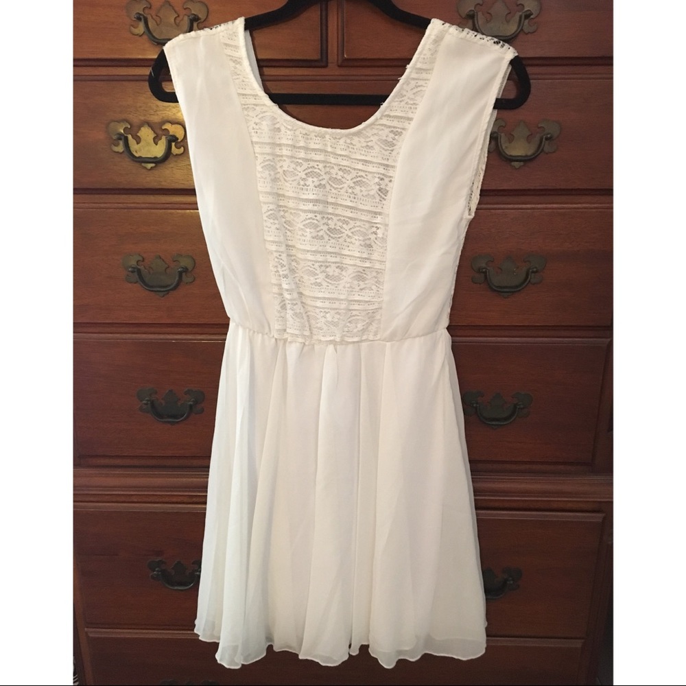 White Mini Dress - WILL TAKE OFFERS